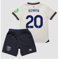 Stroje piłkarskie West Ham United Jarrod Bowen #20 Koszulka Wyjazdowej dla dzieci 2025-26 Krótki Rękaw (+ szorty)